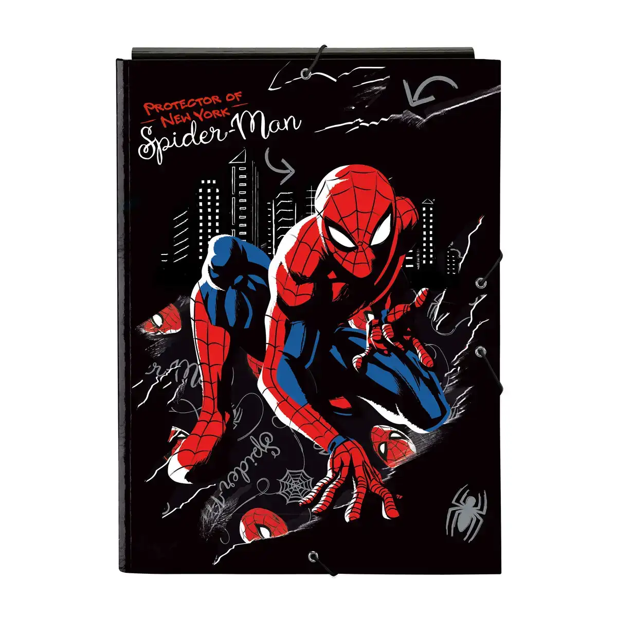Classeur spiderman hero noir a4_7615. DIAYTAR COTE D'IVOIRE - L'Art de Vivre en Couleurs. Découvrez notre boutique en ligne et trouvez des produits qui ajoutent une palette vibrante à votre quotidien.