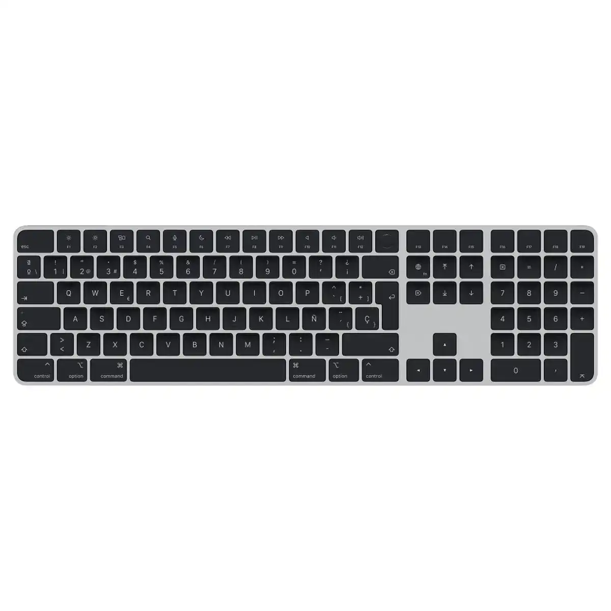 Clavier apple mmmr3y a espagnol qwerty noir argente_5044. DIAYTAR COTE D'IVOIRE - Votre Compagnon Shopping, Votre Style Unique. Explorez notre boutique en ligne pour dénicher des trésors qui expriment qui vous êtes, de la mode à la maison.