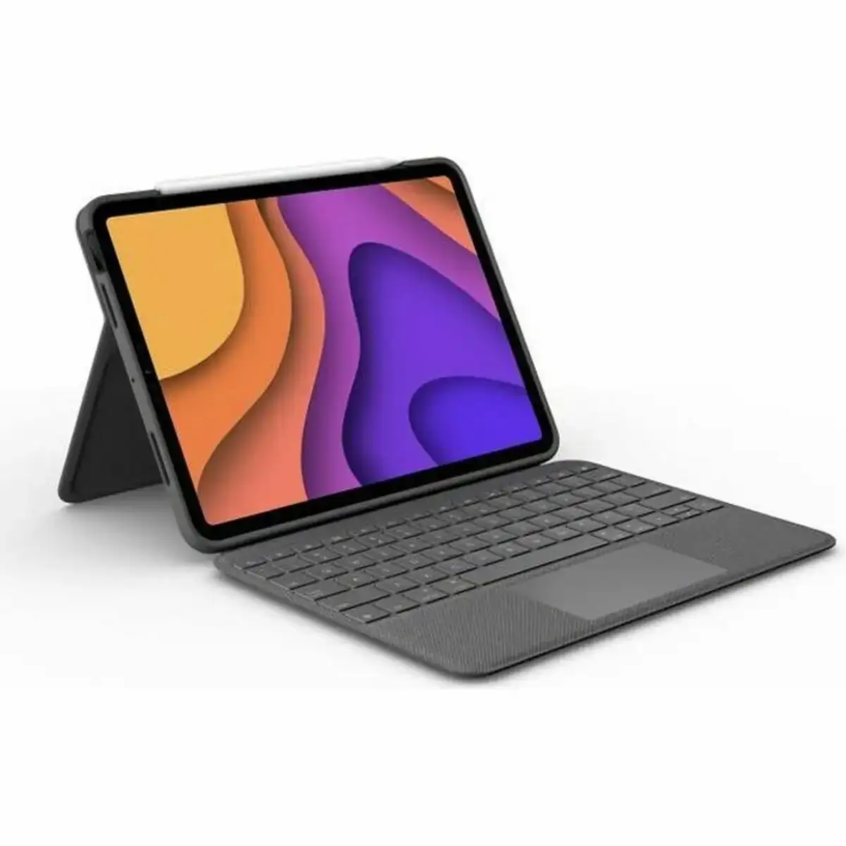 Clavier bluetooth avec support pour tablette logitech ipad air 4th gen gris azerty_3308. DIAYTAR COTE D'IVOIRE - Là où l'Élégance Devient un Mode de Vie. Naviguez à travers notre gamme et choisissez des produits qui apportent une touche raffinée à votre quotidien.