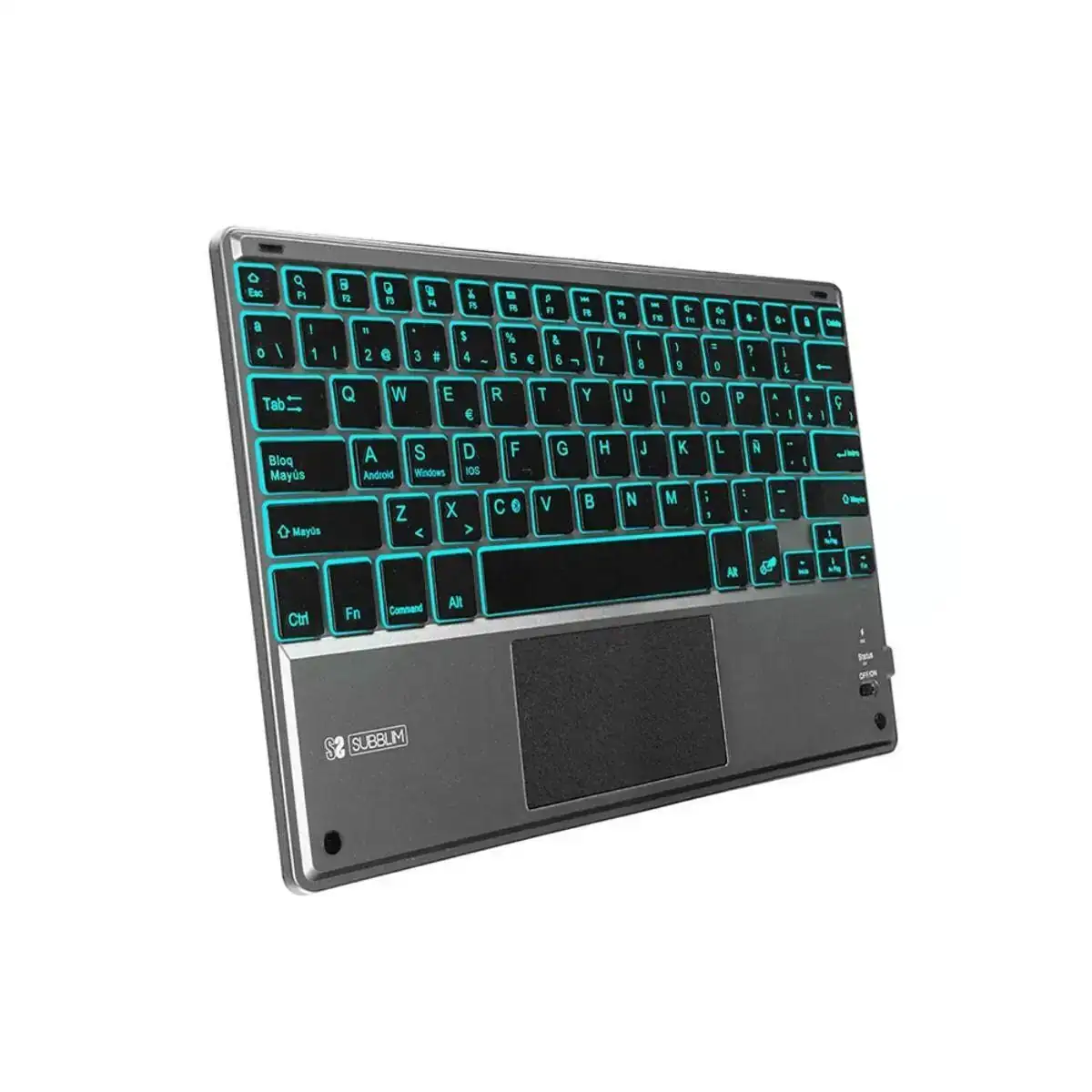 Clavier bluetooth avec support pour tablette subblim sub kbt smbt51 espagnol qwerty multicouleur espagnol_9177. DIAYTAR COTE D'IVOIRE - Là où le Shopping devient une Fête des Sens. Plongez dans notre univers et choisissez des produits qui éveillent votre goût pour l'esthétique et l'authenticité.