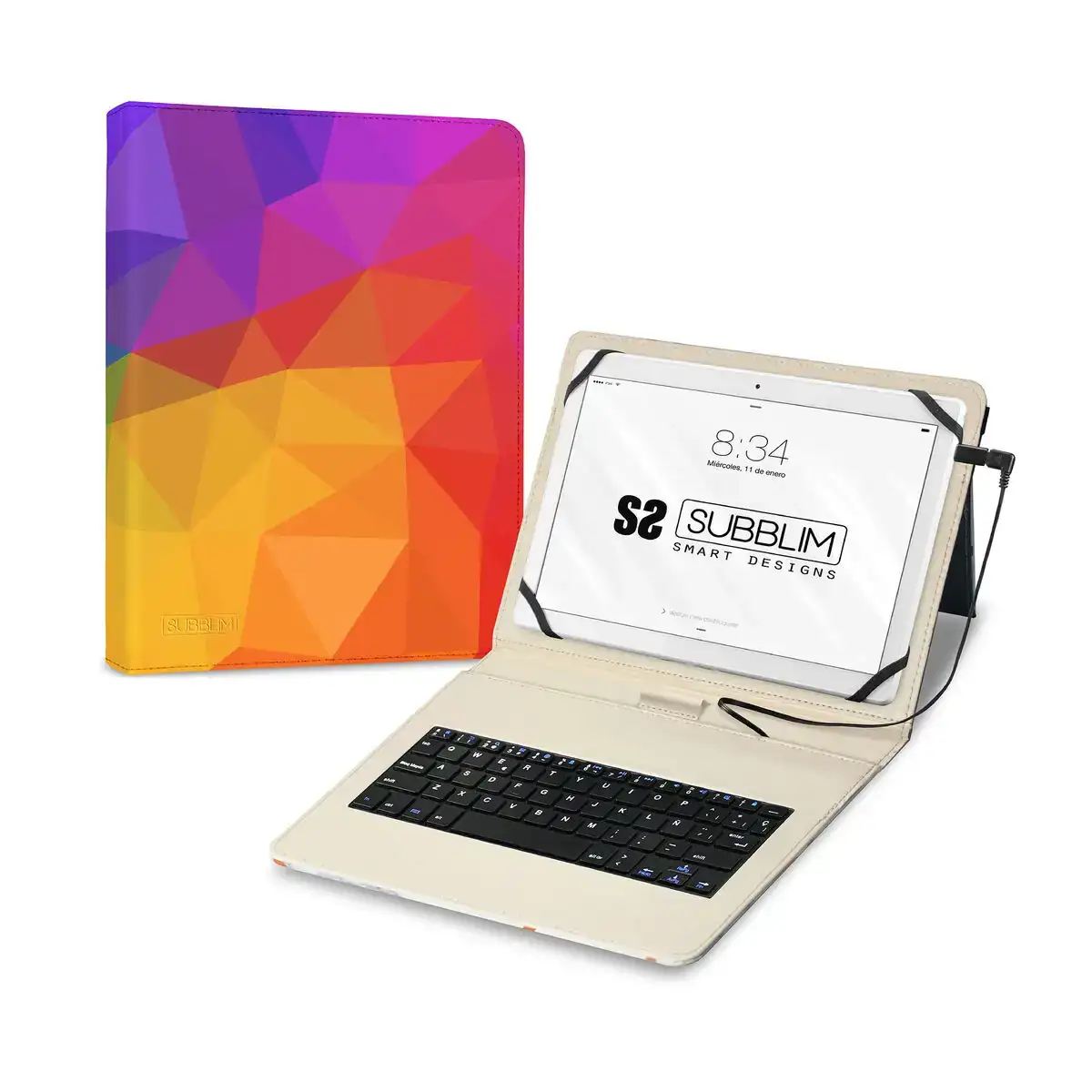 Clavier bluetooth avec support pour tablette subblim subkt1 usb053 espagnol qwerty multicouleur espagnol_5279. Bienvenue chez DIAYTAR COTE D'IVOIRE - Où le Shopping Devient un Voyage. Explorez notre plateforme pour dénicher des produits uniques, racontant l'histoire et l'âme du Côte d'Ivoire.