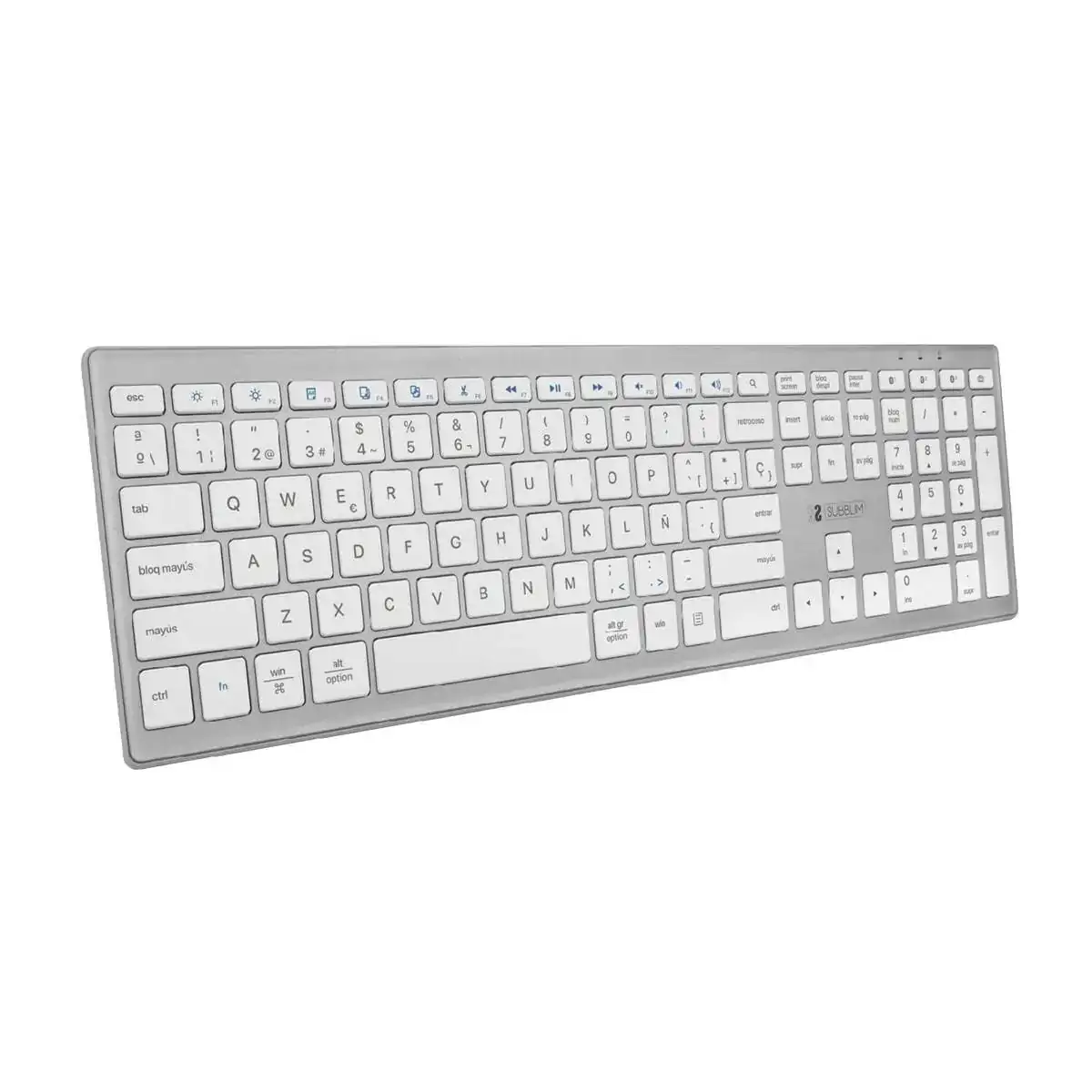 Clavier bluetooth subblim pure extended espagnol qwerty argente noir_3686. DIAYTAR COTE D'IVOIRE - Votre Source de Trouvailles uniques. Naviguez à travers notre catalogue et trouvez des articles qui vous distinguent et reflètent votre unicité.