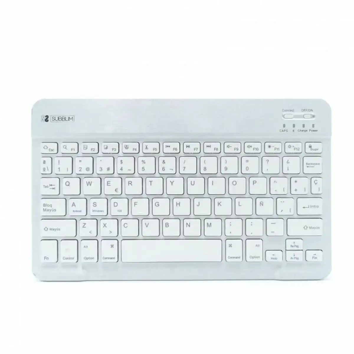 Clavier bluetooth subblim teclado bluetooth smart bt keyboard silver espagnol qwerty argente_2313. DIAYTAR COTE D'IVOIRE - Où Chaque Produit est une Promesse de Qualité. Explorez notre boutique en ligne et choisissez des produits qui répondent à vos exigences élevées.