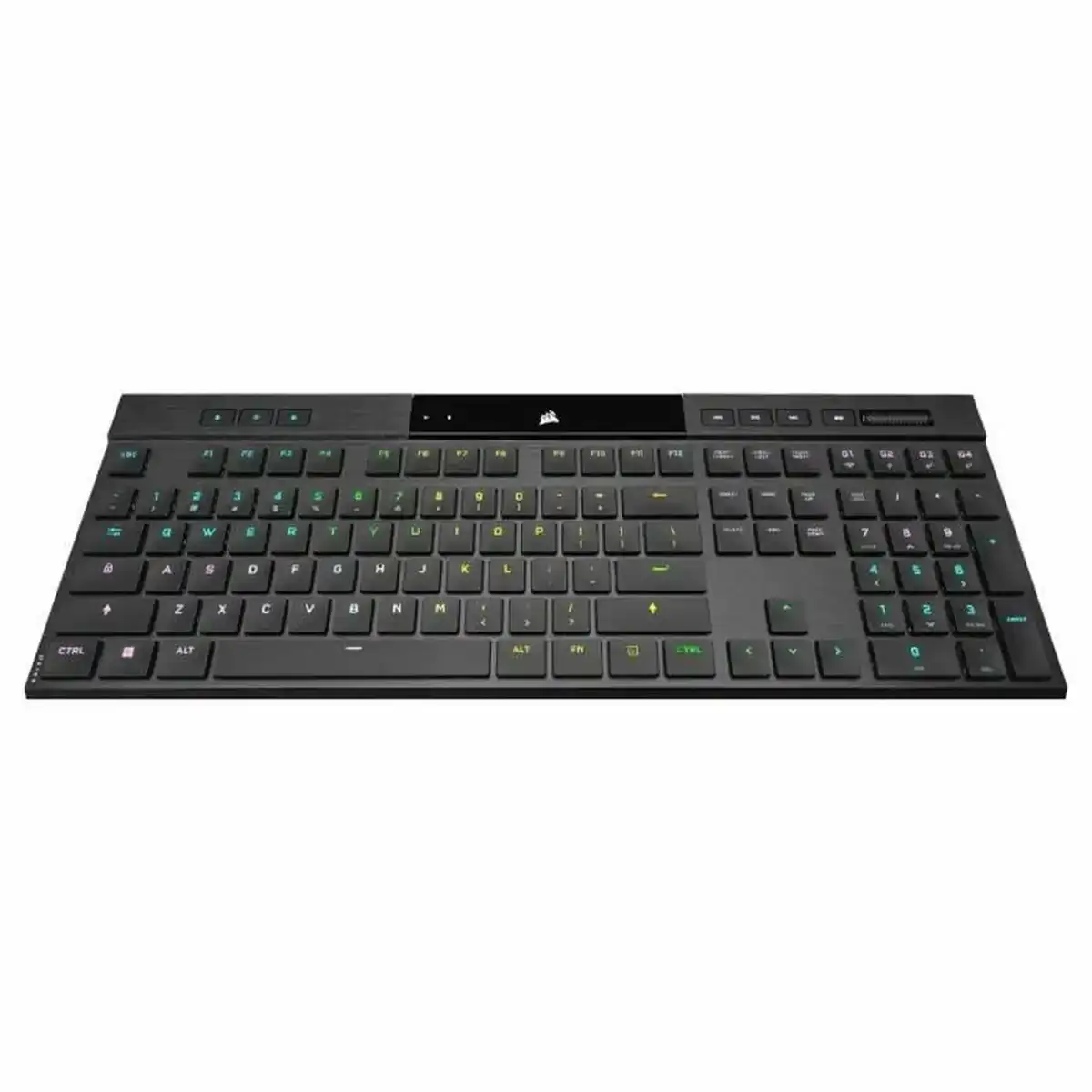 Clavier corsair azerty francais noir azerty_1383. DIAYTAR COTE D'IVOIRE - L'Univers de l'Élégance Accessible. Plongez dans notre catalogue et choisissez des produits qui allient sophistication et accessibilité pour un shopping exquis.