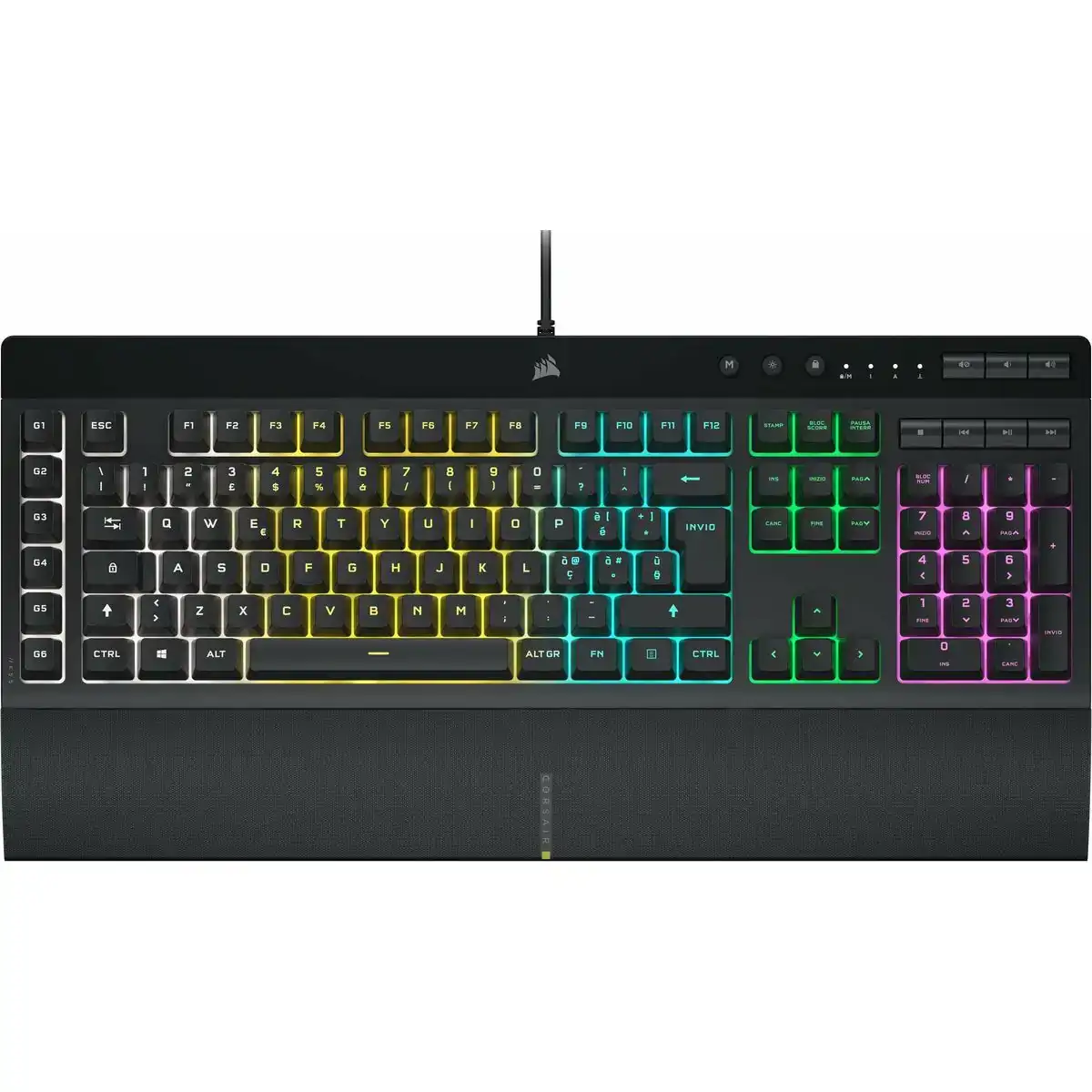 Clavier corsair k55 rgb pro espagnol qwerty noir_3706. Bienvenue sur DIAYTAR COTE D'IVOIRE - Où l'Authenticité Rencontre le Confort. Plongez dans notre univers de produits qui allient tradition et commodité pour répondre à vos besoins.