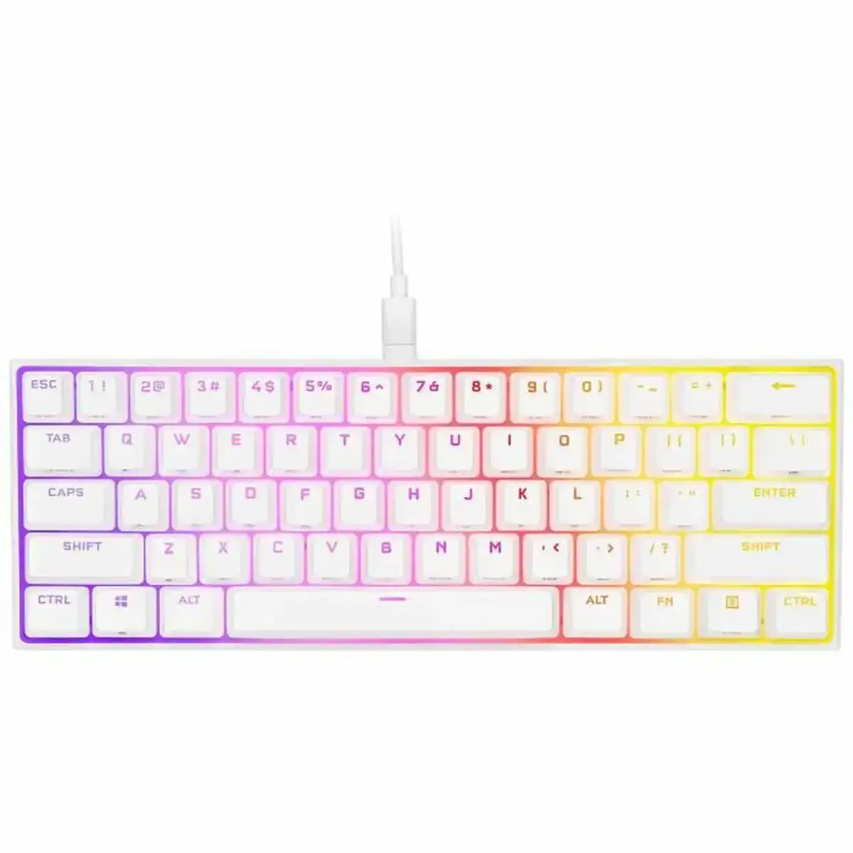 Clavier corsair k65 rgb mini azerty francais noir_4975. DIAYTAR COTE D'IVOIRE - L'Art de Choisir, l'Art de S'émerveiller. Explorez notre boutique en ligne et choisissez des articles qui éveillent votre sens de l'émerveillement.