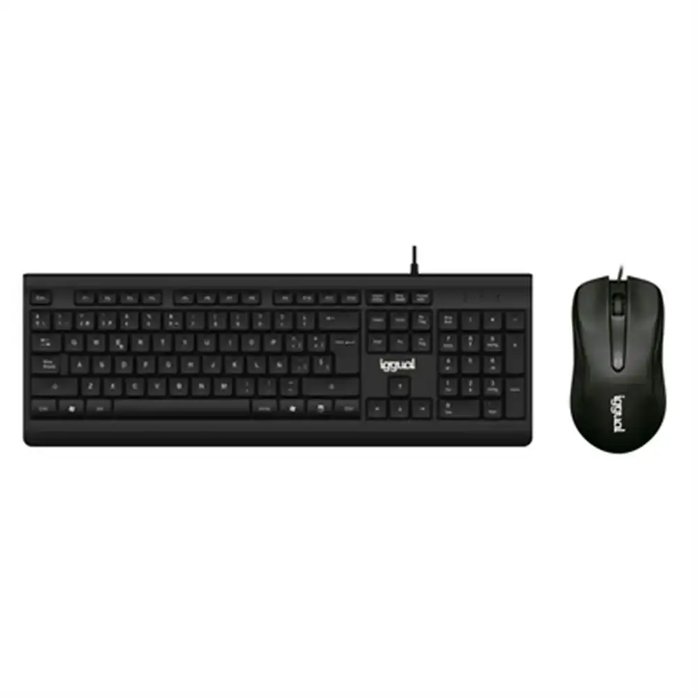 Clavier et souris iggual igg317617_6171. DIAYTAR COTE D'IVOIRE - Votre Passage vers le Chic et l'Élégance. Naviguez à travers notre boutique en ligne pour trouver des produits qui ajoutent une touche sophistiquée à votre style.