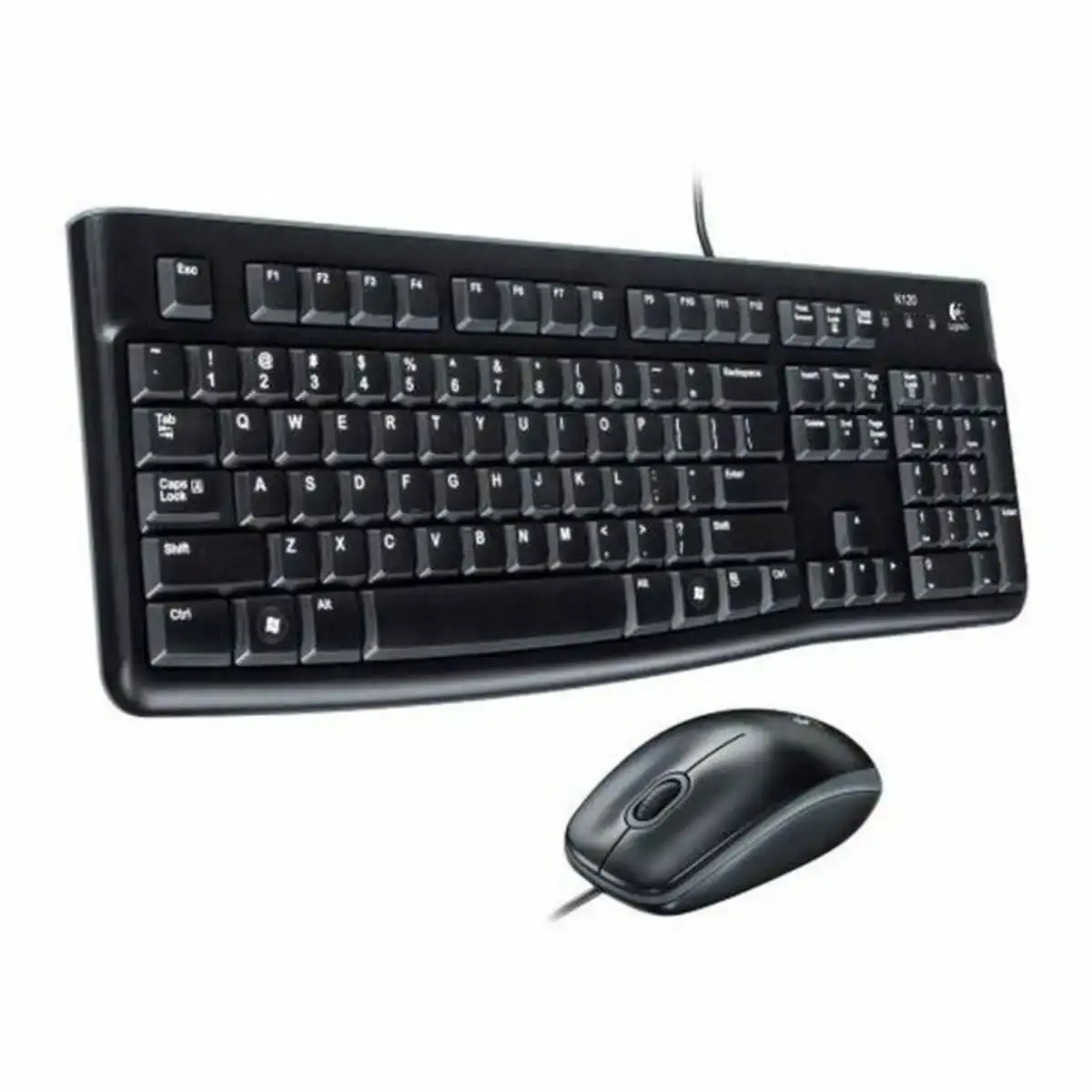 Clavier et Souris Optique Logitech 920-002550 USB Espagnol Qwerty Noir