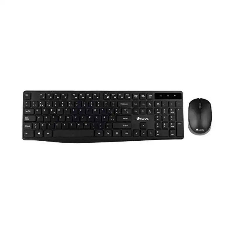 Clavier et souris sans fil ngs ngswirelesssetallurekit 1200 dpi 2 4 ghz noir espagnol qwerty qwerty_3562. DIAYTAR COTE D'IVOIRE - Où le Shopping est un Plaisir Engagé. Parcourez notre catalogue et choisissez des produits qui respectent vos valeurs et vos attentes.