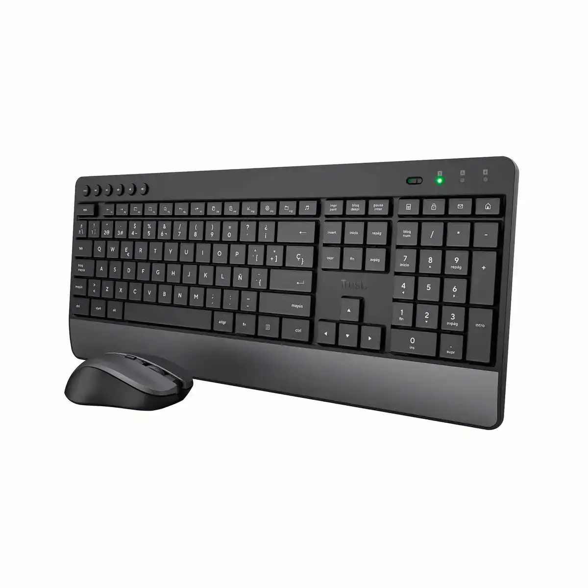 Clavier et souris trust 24531 espagnol qwerty noir qzerty espagnol_9413. Bienvenue sur DIAYTAR COTE D'IVOIRE - Votre Destination Shopping à la Côte d'Ivoireaise. Explorez notre boutique en ligne et découvrez une gamme variée de produits qui capturent l'esprit du Côte d'Ivoire.