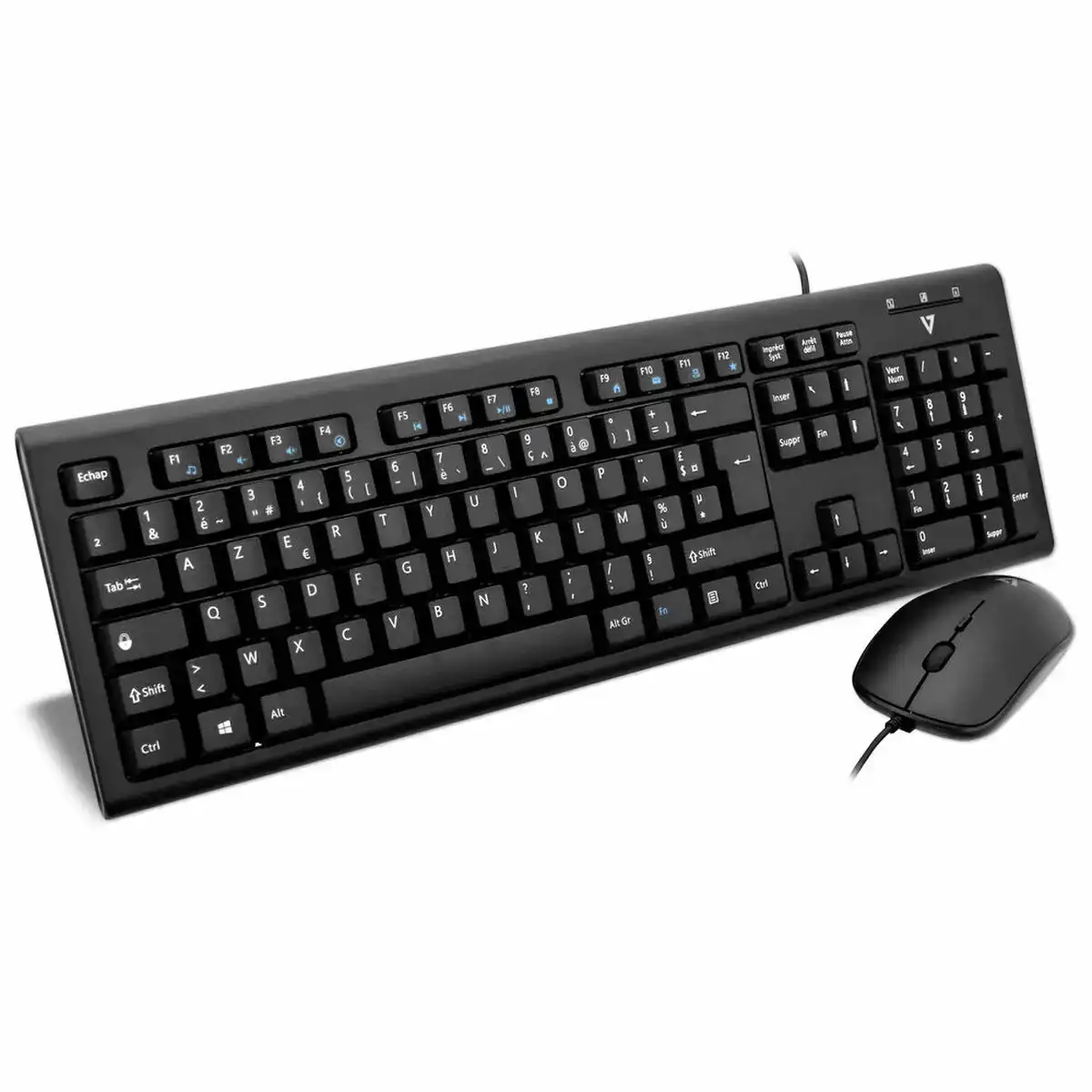 Clavier et souris v7 cku200fr noir francais azerty_6506. DIAYTAR COTE D'IVOIRE - Là où la Qualité se Marque d'une Touche Côte d'Ivoireaise. Naviguez à travers notre boutique en ligne et choisissez des produits qui allient excellence et tradition.