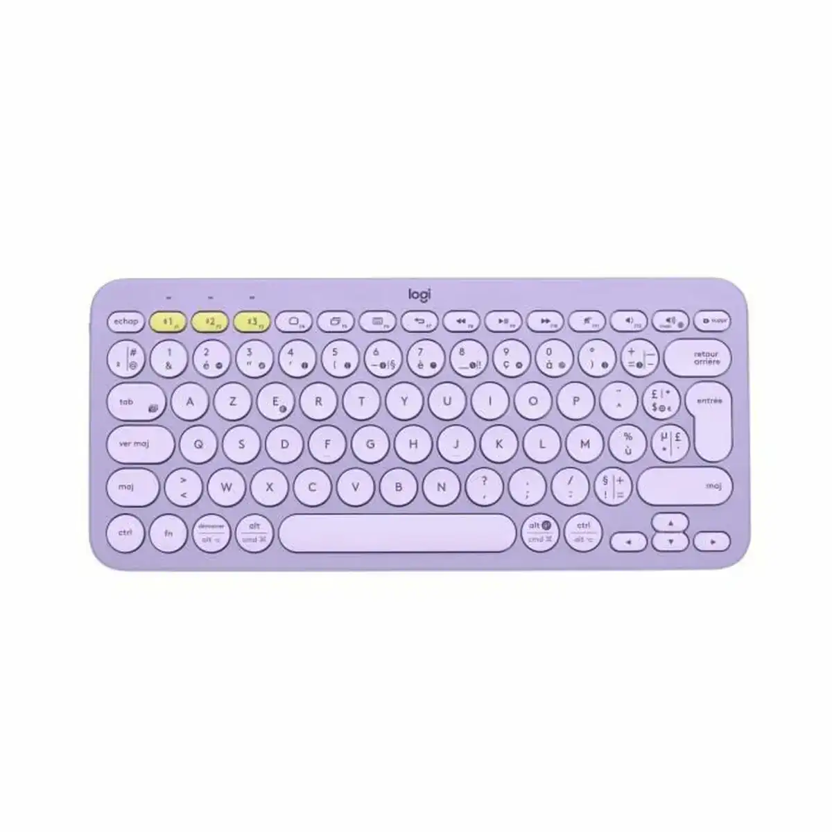 Clavier logitech k380 azerty francais lila_3920. DIAYTAR COTE D'IVOIRE - L'Équilibre Parfait entre Tradition et Modernité. Explorez notre collection pour trouver des produits qui incarnent la culture et la contemporanéité du Côte d'Ivoire.
