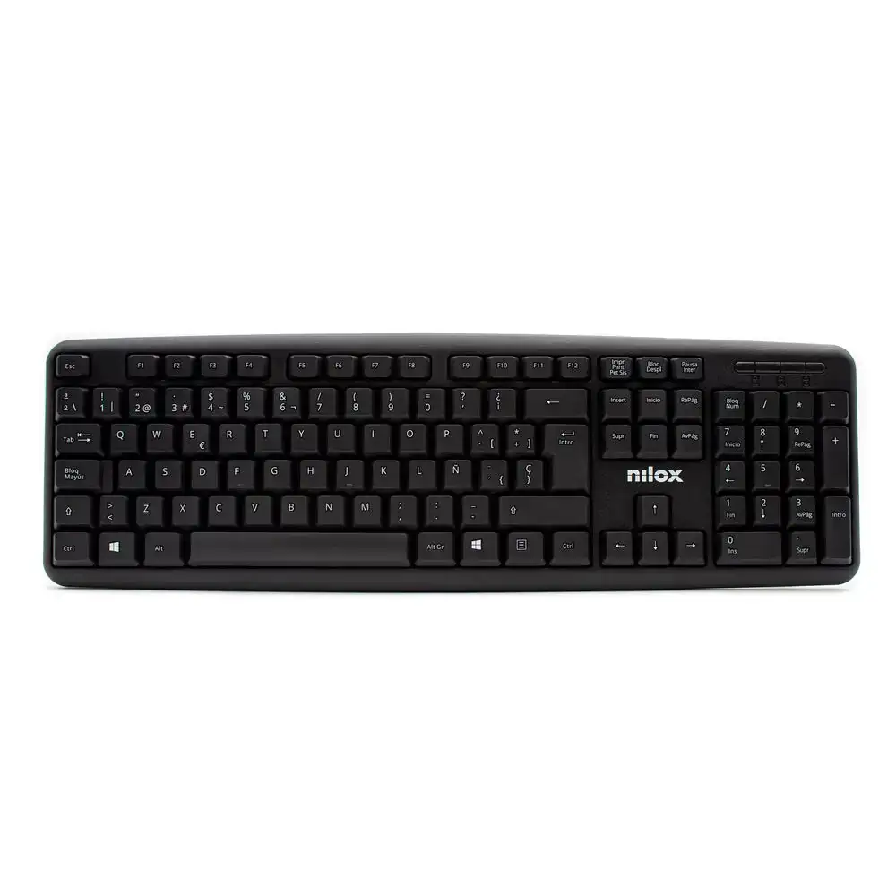 Clavier nilox nxkbe000002 espagnol qwerty noir_7703. DIAYTAR COTE D'IVOIRE - Votre Destination pour un Shopping Unique. Parcourez notre catalogue et trouvez des articles qui expriment votre singularité et votre style.