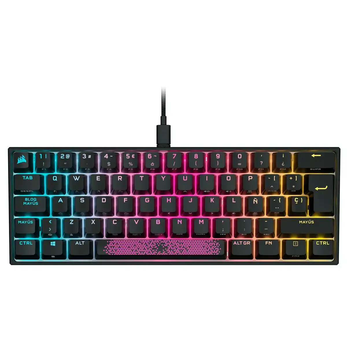 Clavier pour jeu corsair k65 espagnol qwerty_3129. DIAYTAR COTE D'IVOIRE - L'Art de Choisir, l'Art de Vivre. Explorez notre univers de produits soigneusement sélectionnés pour vous offrir une expérience shopping riche et gratifiante.