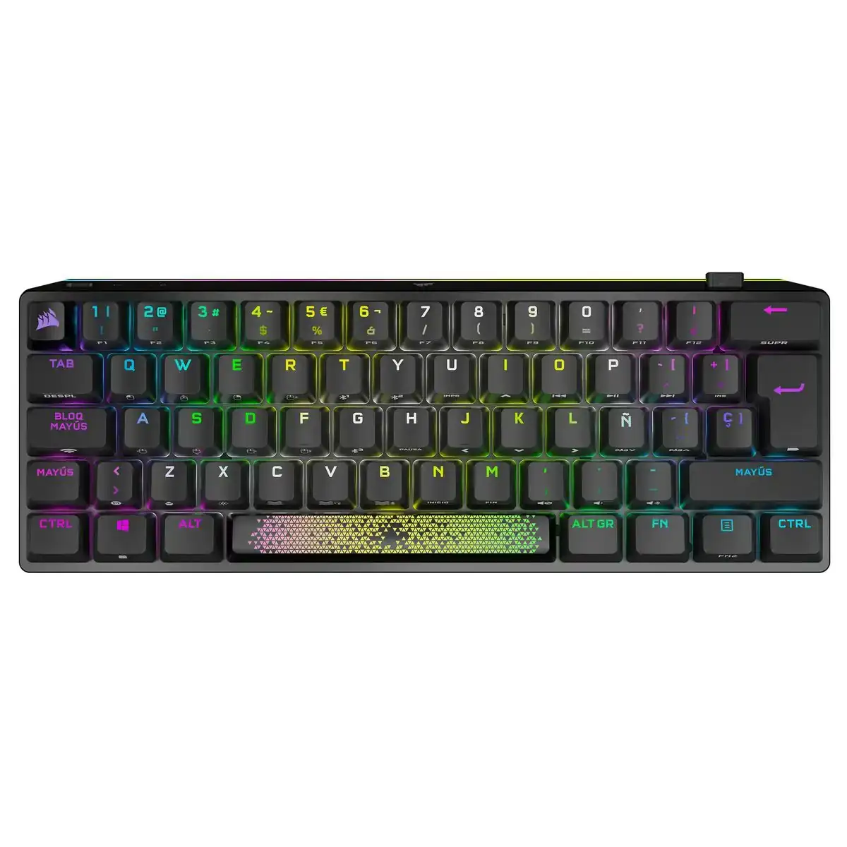 Clavier pour jeu corsair k70 pro mini espagnol qwerty_4061. Bienvenue chez DIAYTAR COTE D'IVOIRE - Où Chaque Objet a sa Propre Histoire. Découvrez notre sélection soigneusement choisie et choisissez des produits qui racontent le patrimoine sénégalais.