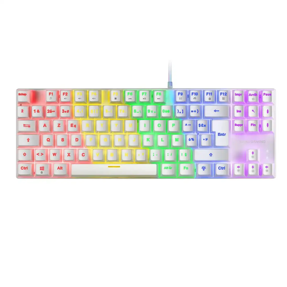 Clavier pour jeu mars gaming azerty francais blanc reconditionne a _8128. DIAYTAR COTE D'IVOIRE - L'Essence de la Tradition et de la Modernité réunies. Explorez notre plateforme en ligne pour trouver des produits authentiques du Côte d'Ivoire, tout en découvrant les dernières tendances du monde moderne.