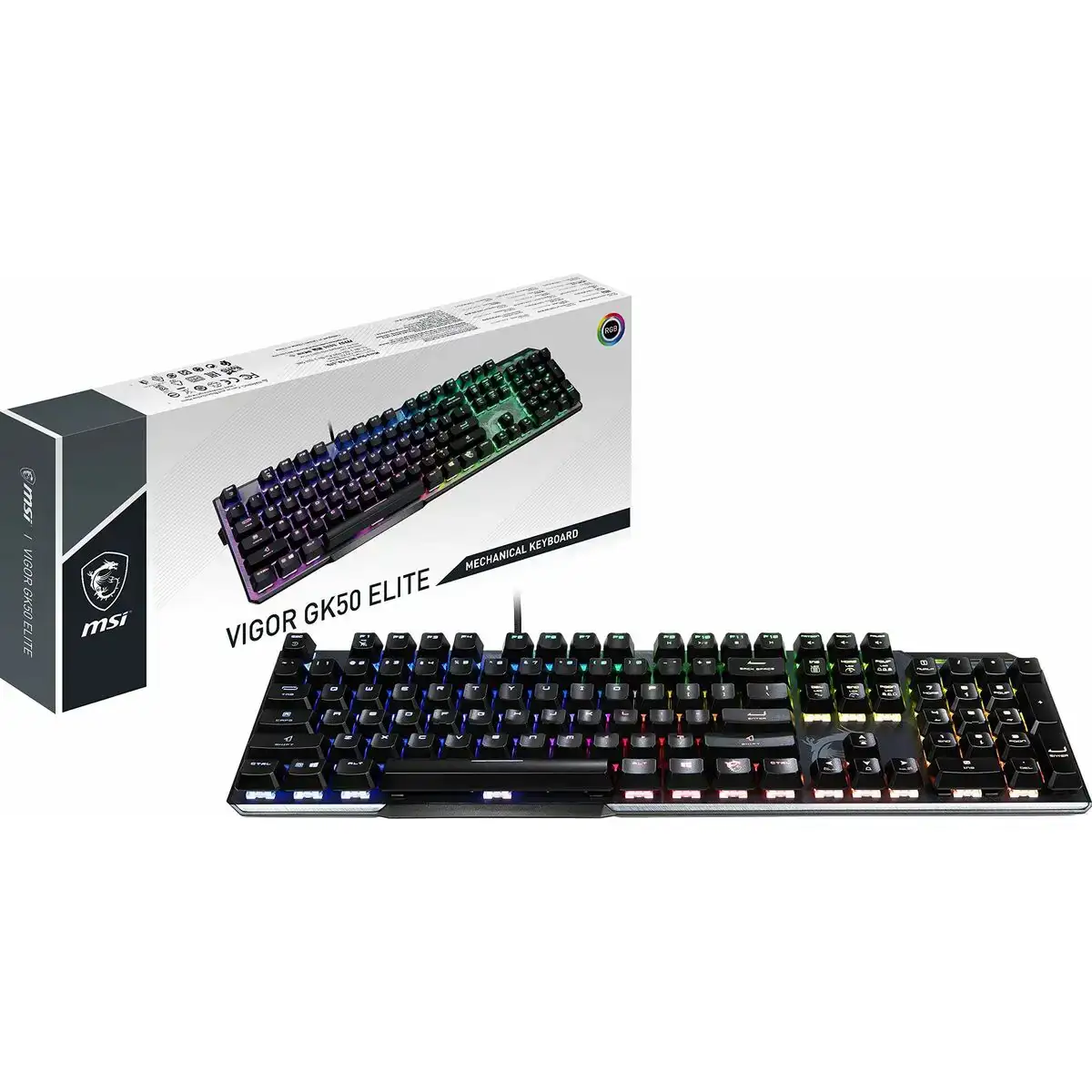 Clavier pour jeu msi vigor gk50 elite espagnol qwerty_4103. DIAYTAR COTE D'IVOIRE - L'Univers du Choix et de l'Authenticité. Explorez notre catalogue et découvrez des articles qui incarnent le patrimoine du Côte d'Ivoire et la modernité du monde.