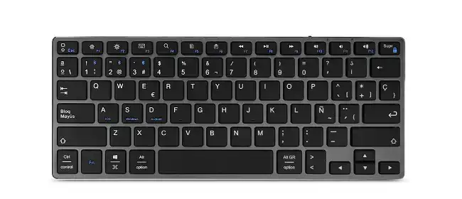 Clavier sans fil subblim sub kb 3adc201 espagnol qwerty argente noir gris_6233. Entrez dans l'Univers de DIAYTAR COTE D'IVOIRE - Où l'Authenticité Renouvelle Votre Quotidien. Explorez notre gamme de produits et trouvez des articles qui reflètent votre essence.