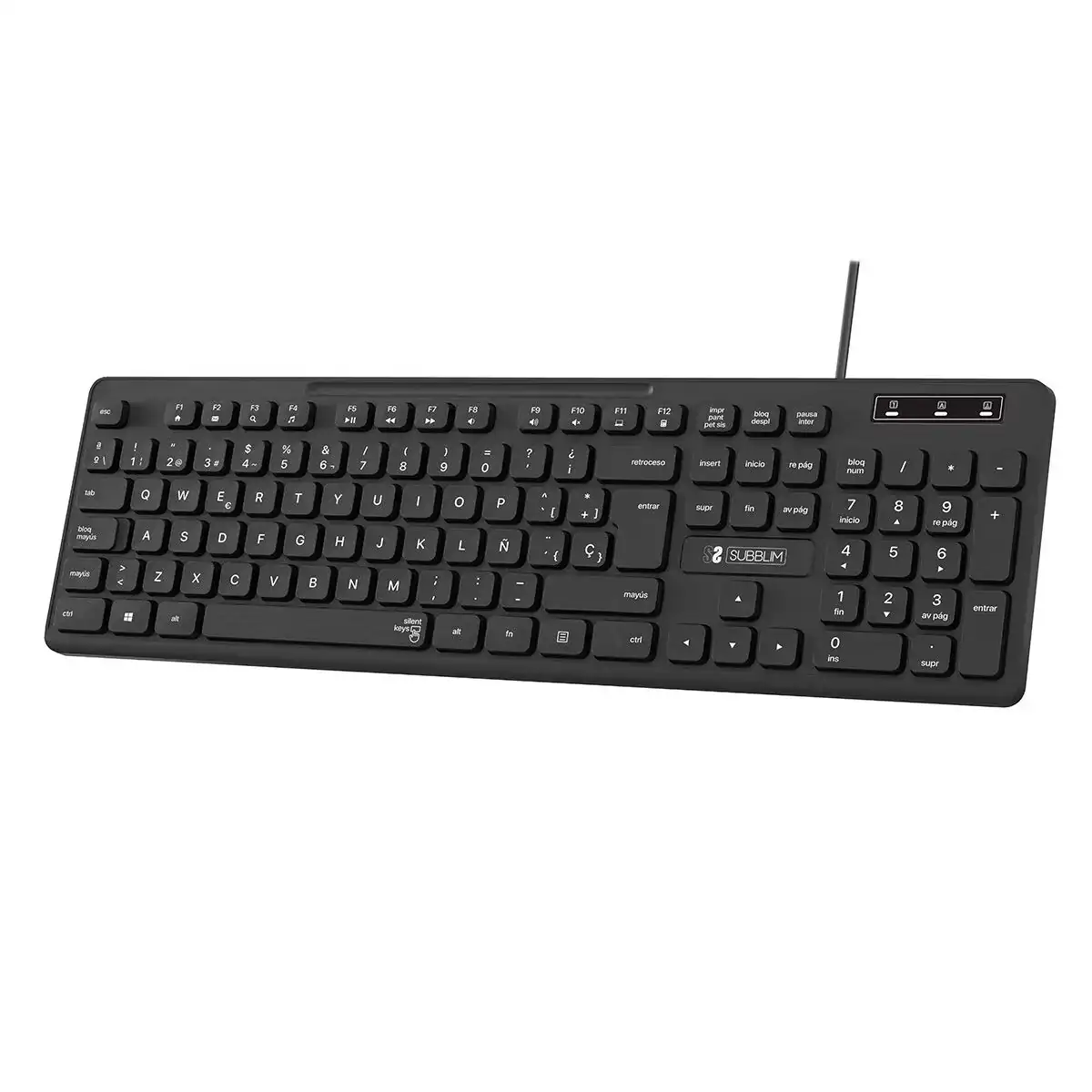 Clavier subblim subkbc 0ssk50 espagnol qwerty noir espagnol_3369. Bienvenue sur DIAYTAR COTE D'IVOIRE - Votre Fenêtre sur le Shopping Moderne. Parcourez notre boutique en ligne et découvrez des produits qui incarnent l'évolution du style et de la qualité.