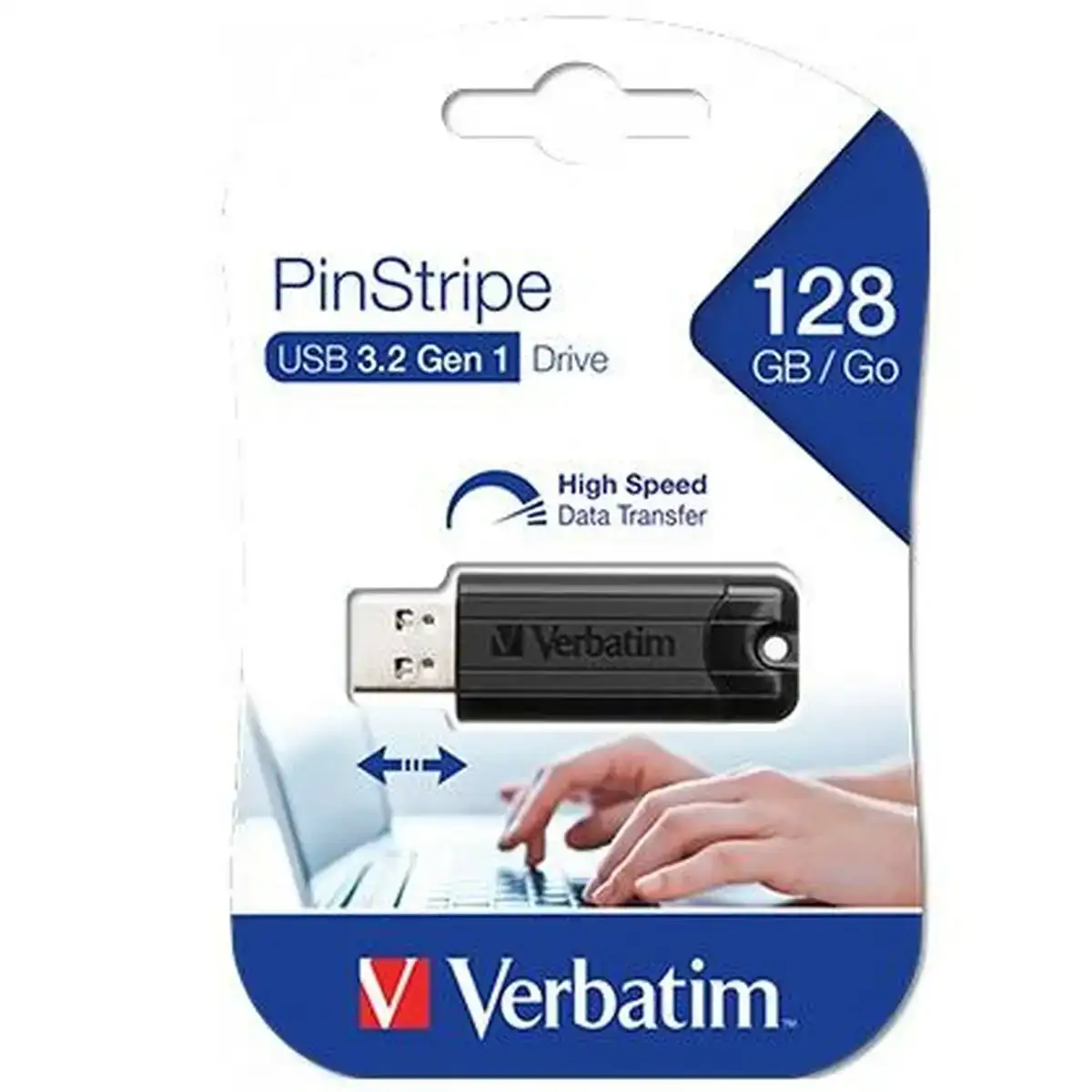 Cle usb verbatim pinstripe 3 0 porte cles noir 128 gb_5579. DIAYTAR COTE D'IVOIRE - Où Choisir Devient une Découverte. Explorez notre boutique en ligne et trouvez des articles qui vous surprennent et vous ravissent à chaque clic.