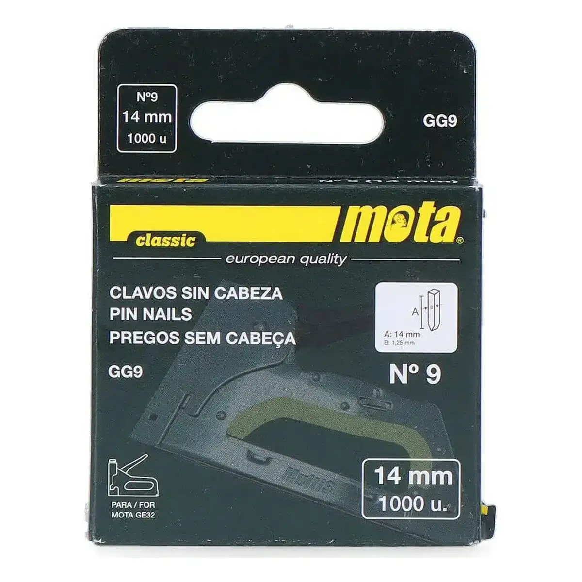 Clous mota gg9 1000 unidades_3521. DIAYTAR COTE D'IVOIRE - Votre Passage vers le Raffinement. Plongez dans notre univers de produits exquis et choisissez des articles qui ajoutent une touche de sophistication à votre vie.