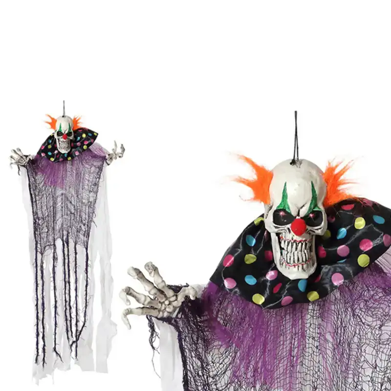 Clown a suspendre halloween 66673 120 x 80 x 10 cm 120 x 80 x 10 cm_7328. Bienvenue chez DIAYTAR COTE D'IVOIRE - Où Chaque Produit a son Histoire. Découvrez notre sélection unique et trouvez des articles qui racontent la richesse culturelle et artistique du Côte d'Ivoire.