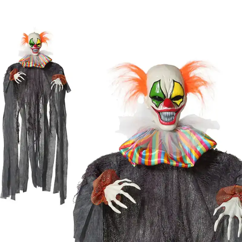 Clown a suspendre halloween 66674 120 x 70 x 12 cm 120 x 70 x 12 cm_1629. DIAYTAR COTE D'IVOIRE - Votre Destination Shopping Éthique. Parcourez notre gamme et choisissez des articles qui respectent l'environnement et les communautés locales.
