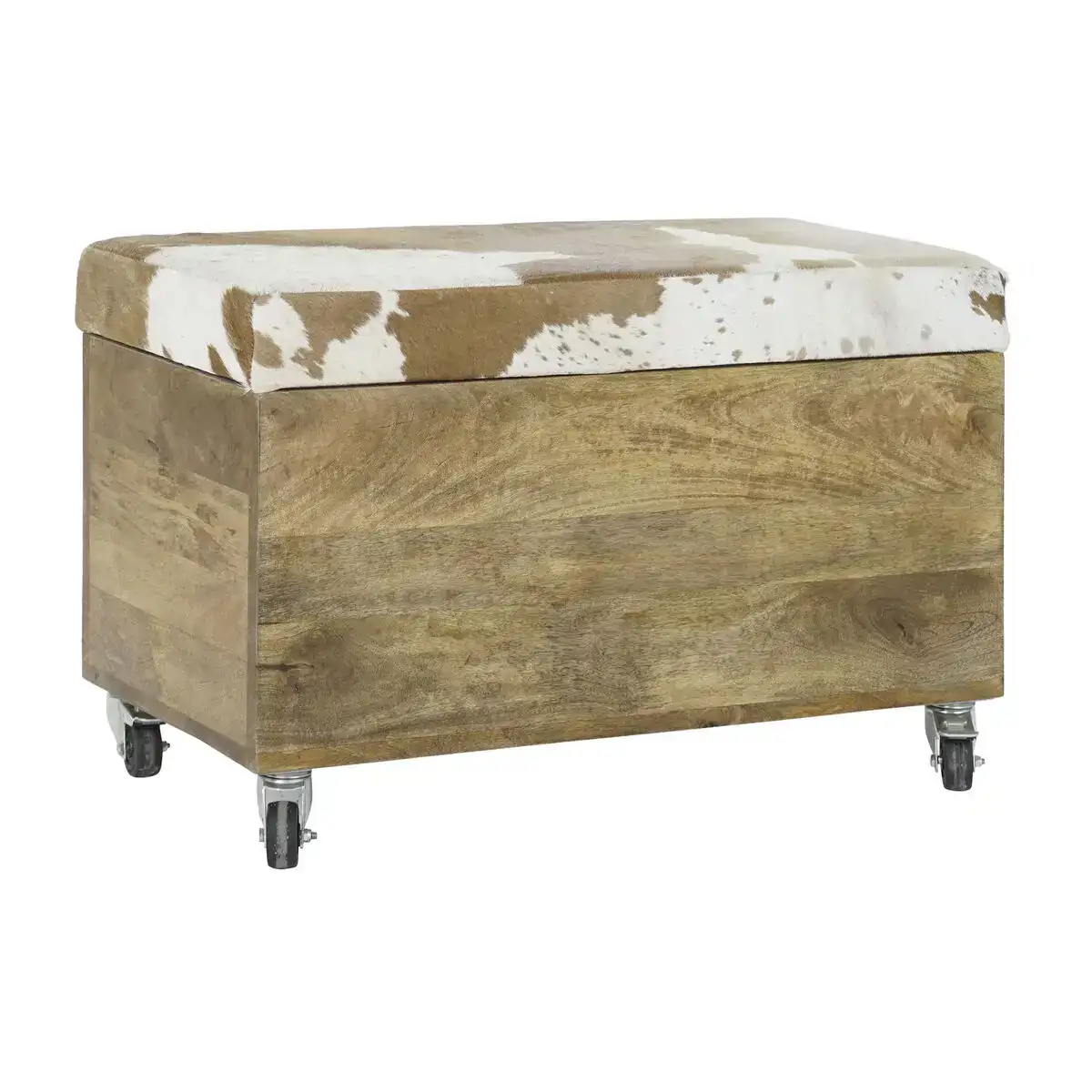 Coffre dkd home decor bois cuir 70 x 35 x 45 cm _2728. DIAYTAR COTE D'IVOIRE - Votre Destination Shopping Exquise. Explorez notre boutique en ligne et découvrez des trésors qui ajoutent une touche de sophistication à votre style et à votre espace.