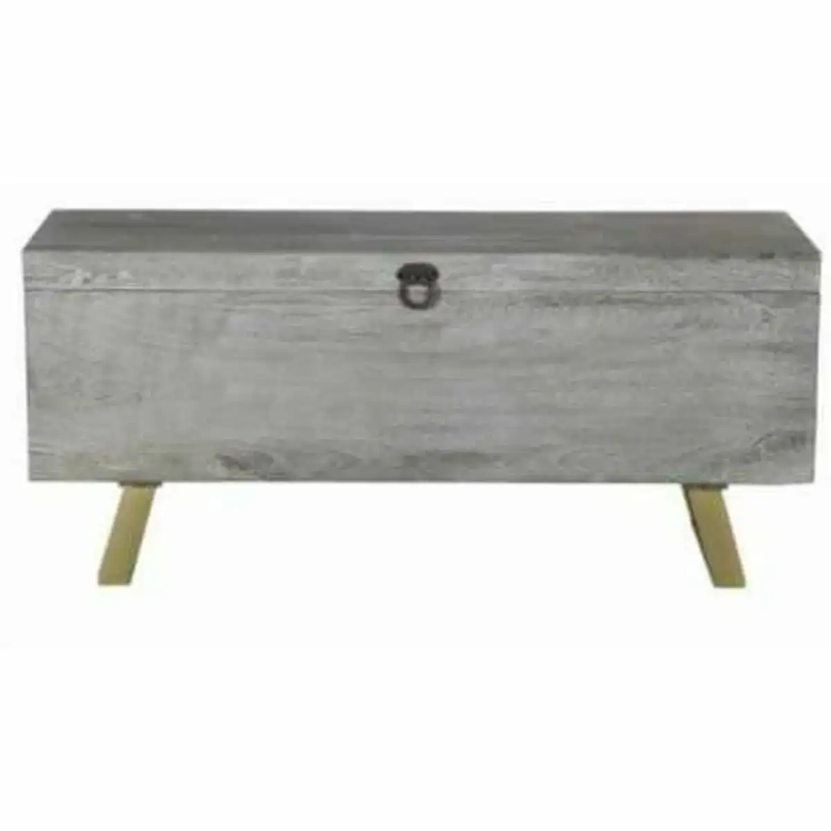 Coffre dkd home decor bois metal 116 x 40 x 50 cm _8466. DIAYTAR COTE D'IVOIRE - L'Équilibre Parfait entre Tradition et Modernité. Explorez notre collection pour trouver des produits qui incarnent la culture et la contemporanéité du Côte d'Ivoire.