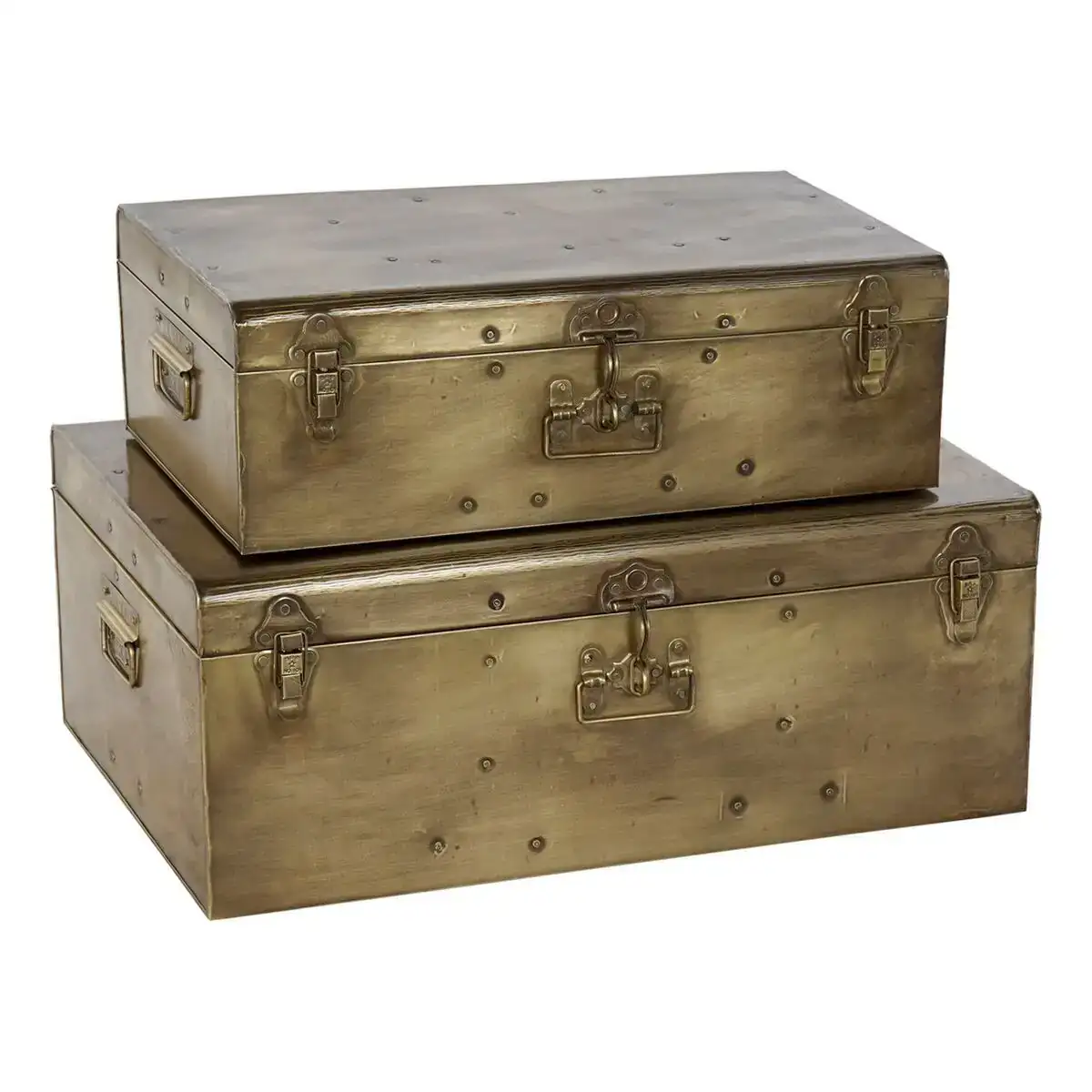 Coffre dkd home decor metal 67 x 41 x 26 cm_9310. DIAYTAR COTE D'IVOIRE - L'Art de Vivre le Shopping en Ligne. Découvrez notre plateforme intuitive et trouvez des produits qui vous inspirent et vous enchantent, à chaque clic.