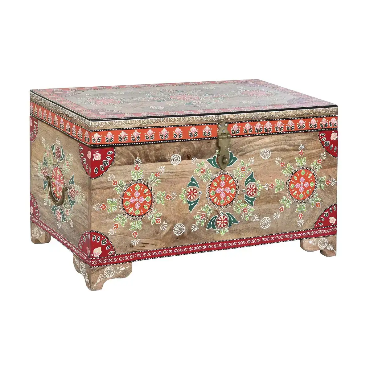 Coffre dkd home decor multicouleur bois de manguier bois mdf 78 x 43 x 45 cm_4552. DIAYTAR COTE D'IVOIRE - Où l'Élégance Rencontre l'Authenticité. Naviguez à travers notre boutique en ligne et choisissez des produits qui incarnent le style et la tradition du Côte d'Ivoire.