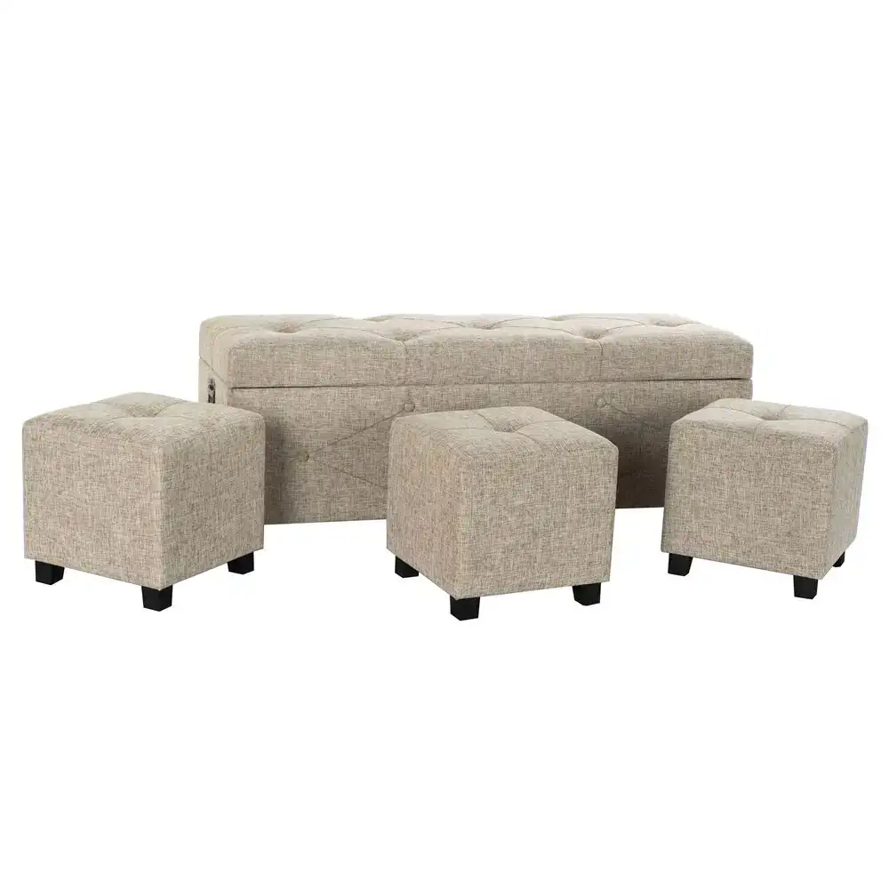 Coffre dkd home decor noir beige bois lin 121 x 40 x 44 cm 33 5 x 33 5 x 33 cm 4 pcs _3424. Entrez dans l'Univers de DIAYTAR COTE D'IVOIRE - Où l'Innovation Rencontre la Tradition. Explorez notre sélection de produits modernes et traditionnels qui incarnent l'esprit dynamique du Côte d'Ivoire.