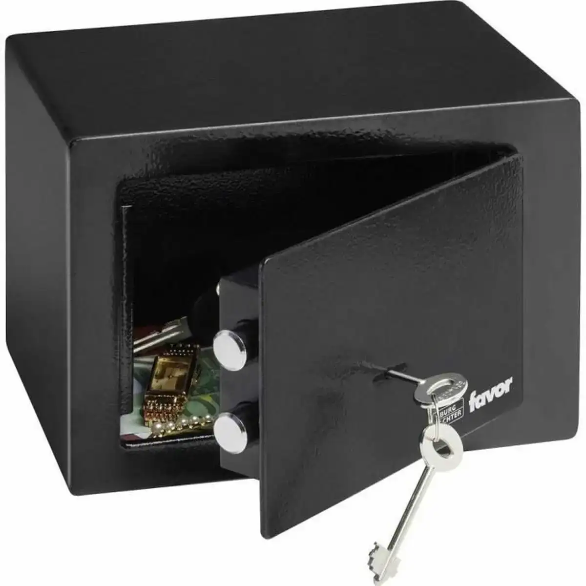 Coffre fort burg wachter 17 x 23 x 17 cm noir metal_1067. DIAYTAR COTE D'IVOIRE - Votre Passage vers l'Élégance Abordable. Explorez notre collection où chaque produit est choisi pour sa qualité et son accessibilité, incarnant ainsi l'essence du Côte d'Ivoire.