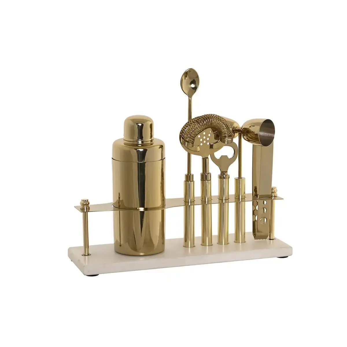 Coffret cocktail dkd home decor 30 x 10 x 28 cm acier inoxydable cuivre blanc marbre_8786. DIAYTAR COTE D'IVOIRE - Votre Plateforme Shopping Engagée. Explorez notre catalogue et choisissez des produits qui reflètent notre dévouement envers la qualité et la satisfaction du client.