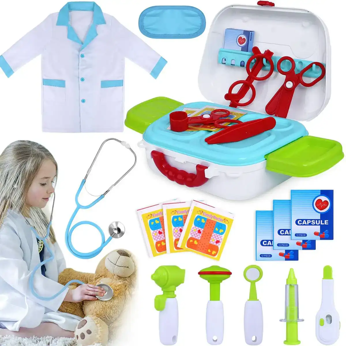 Coffret medical avec accessoires en jouet reconditionne a _6693. DIAYTAR COTE D'IVOIRE - Où Choisir est un Plaisir. Explorez notre boutique en ligne et choisissez parmi des produits de qualité qui satisferont vos besoins et vos goûts.