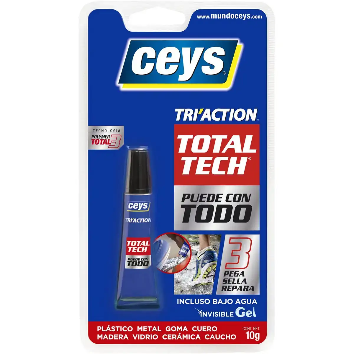 Colle ceys tri action universel 10 g_5512. DIAYTAR COTE D'IVOIRE - L'Art de Trouver ce que Vous Aimez. Plongez dans notre assortiment varié et choisissez parmi des produits qui reflètent votre style et répondent à vos besoins.