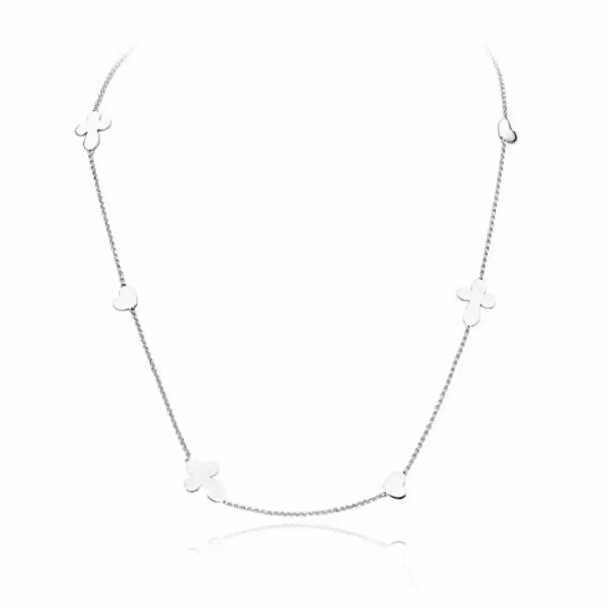 Collier femme amen croci cuori_9765. DIAYTAR COTE D'IVOIRE - Où l'Élégance se Mêle à l'Authenticité. Naviguez à travers notre boutique en ligne et choisissez des produits qui incarnent le style et la tradition du Côte d'Ivoire.
