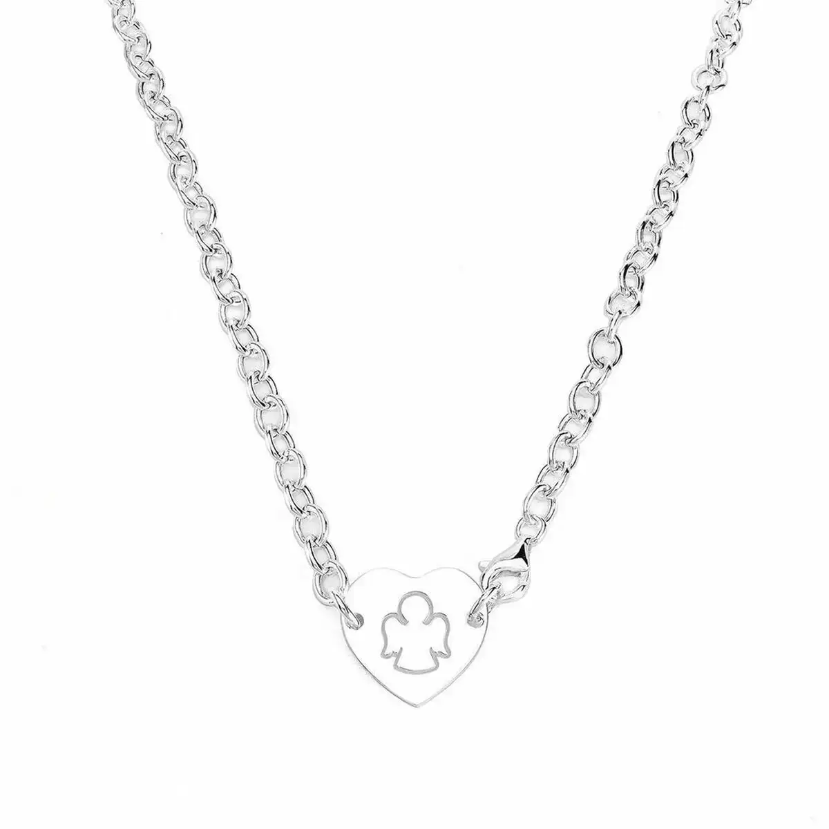 Collier femme amen cuore e angelo custode_4545. DIAYTAR COTE D'IVOIRE - Votre Passage vers le Chic et l'Élégance. Naviguez à travers notre boutique en ligne pour trouver des produits qui ajoutent une touche sophistiquée à votre style.