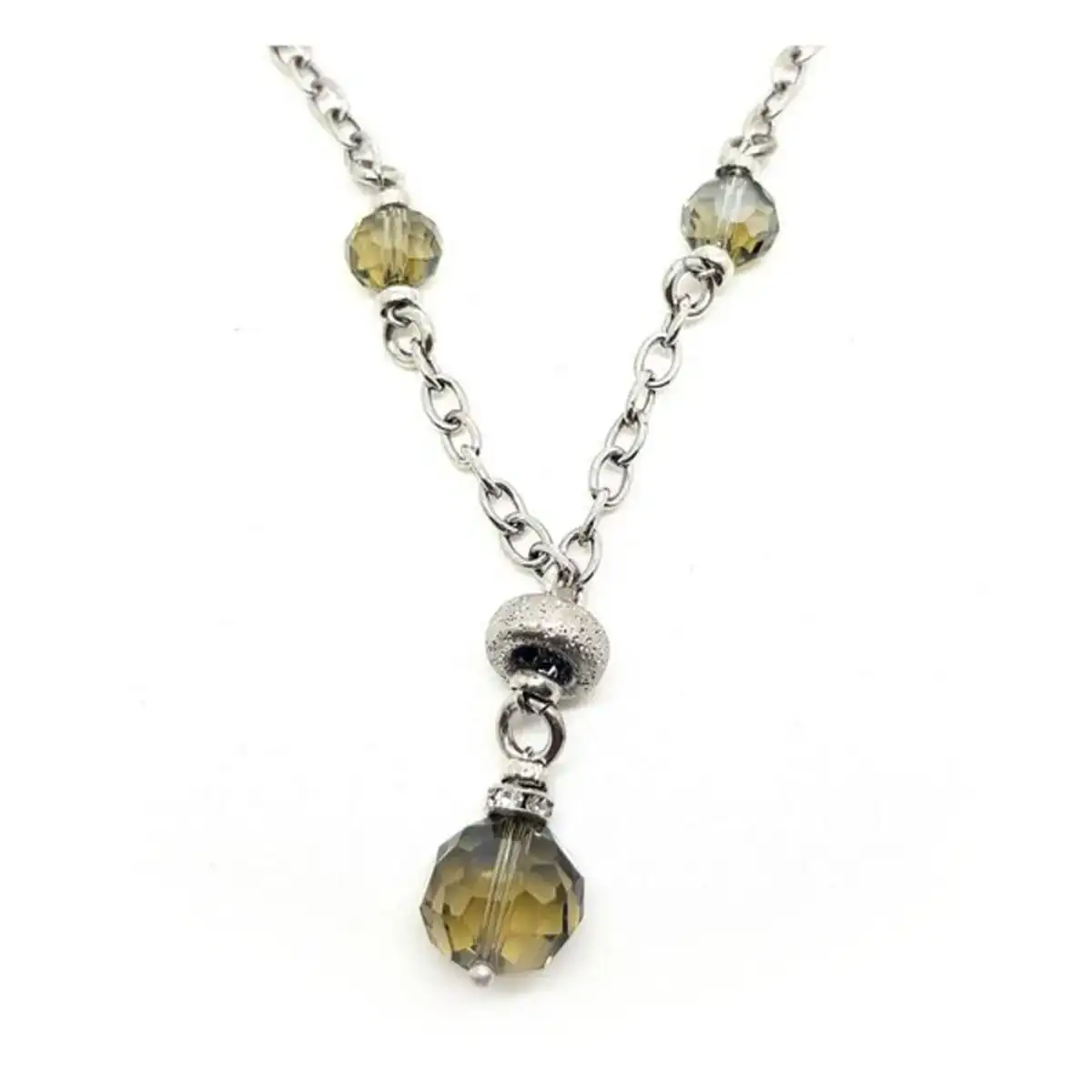 Collier femme viceroy 1011c000 51 argente vert 45 cm _9344. DIAYTAR COTE D'IVOIRE - Votre Passage vers le Chic et l'Élégance. Naviguez à travers notre boutique en ligne pour trouver des produits qui ajoutent une touche sophistiquée à votre style.