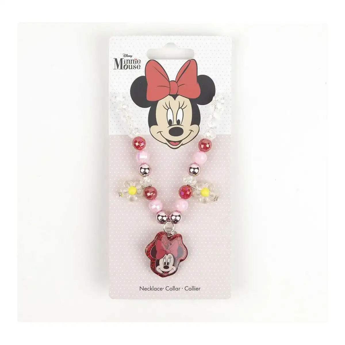 Collier fille minnie mouse multicouleur_5078. DIAYTAR COTE D'IVOIRE - Où Choisir est une Célébration de l'Artisanat Local. Découvrez notre boutique en ligne et choisissez des produits qui incarnent la passion des artisans sénégalais.