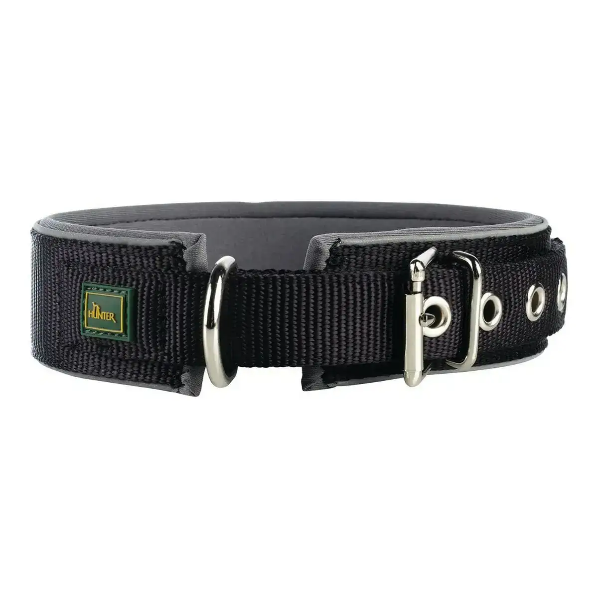 Collier pour chien hunter neoprene reflect noir 49 56 cm _1757. DIAYTAR COTE D'IVOIRE - Où la Qualité est Notre Engagement. Explorez notre boutique en ligne pour découvrir des produits conçus pour vous apporter satisfaction et plaisir.