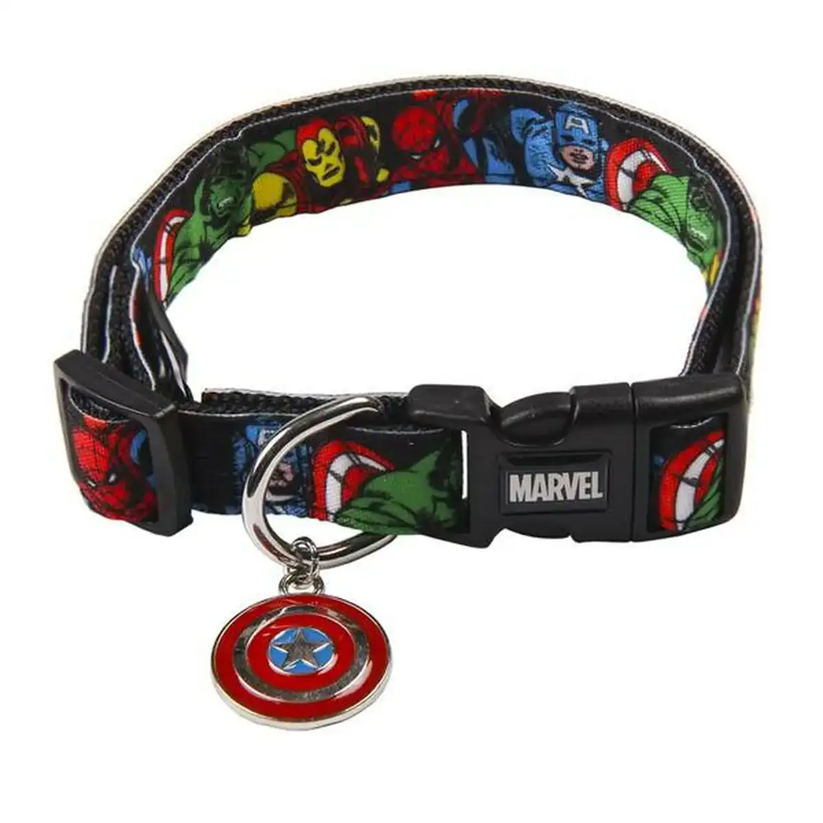 Collier pour chien marvel xxs xs noir_6098. DIAYTAR COTE D'IVOIRE - Votre Escale Shopping incontournable. Explorez notre boutique en ligne et dénichez des trésors qui reflètent la richesse culturelle et la modernité du Côte d'Ivoire.