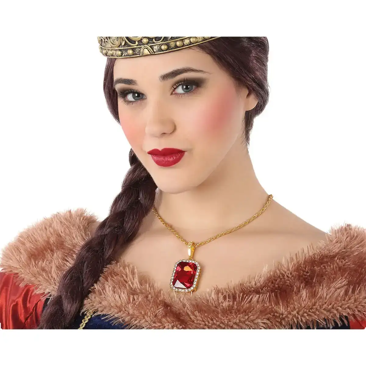 Collier reine accessoire de costumes_9810. DIAYTAR COTE D'IVOIRE - Votre Passage vers l'Éclat et la Beauté. Explorez notre boutique en ligne et trouvez des produits qui subliment votre apparence et votre espace.