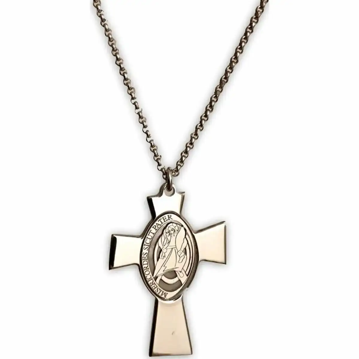 Collier unisexe amen croce gesu madre perla_8027. DIAYTAR COTE D'IVOIRE - Où Chaque Produit a son Histoire à Raconter. Parcourez notre catalogue et découvrez des articles qui portent en eux la passion et l'histoire du Côte d'Ivoire.