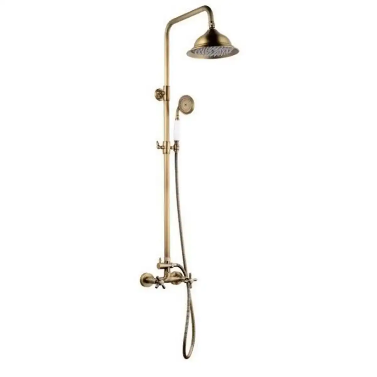 Colonne de douche rousseau acier inoxydable bronze_9999. DIAYTAR COTE D'IVOIRE - L'Art de Choisir, l'Art de Vivre. Parcourez notre boutique en ligne et choisissez parmi des produits de qualité qui ajoutent de l'élégance à votre quotidien.