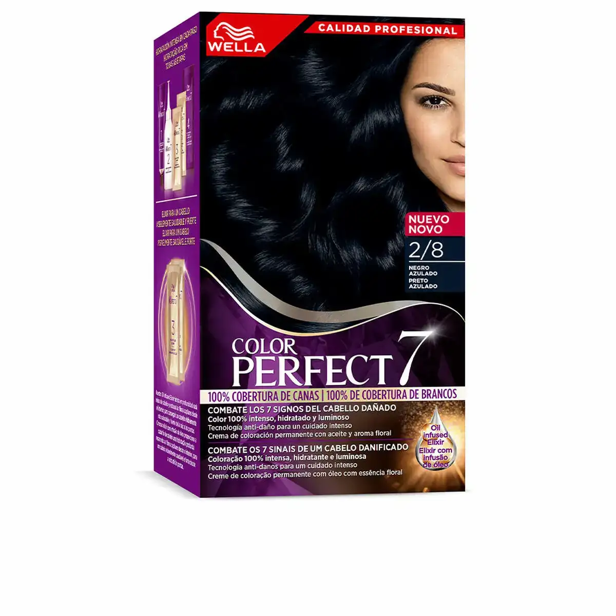 Coloration permanente en creme wella color pefect 7 2 8 negro azulado_8426. DIAYTAR COTE D'IVOIRE - L'Art de Vivre le Shopping Inspiré. Parcourez notre catalogue et choisissez des produits qui reflètent votre passion pour la beauté et l'authenticité.