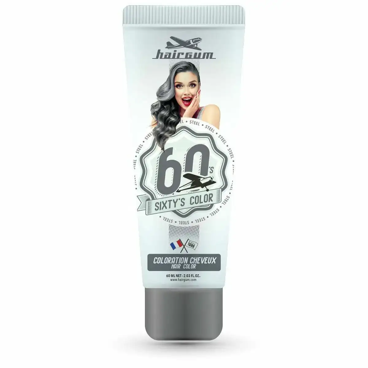 Coloration semi permanente hairgum sixty s color acier 60 ml _4763. Découvrez DIAYTAR COTE D'IVOIRE - Où l'Élégance Rencontre la Variété. Parcourez notre collection et trouvez des trésors cachés qui ajoutent une touche de sophistication à votre vie quotidienne.