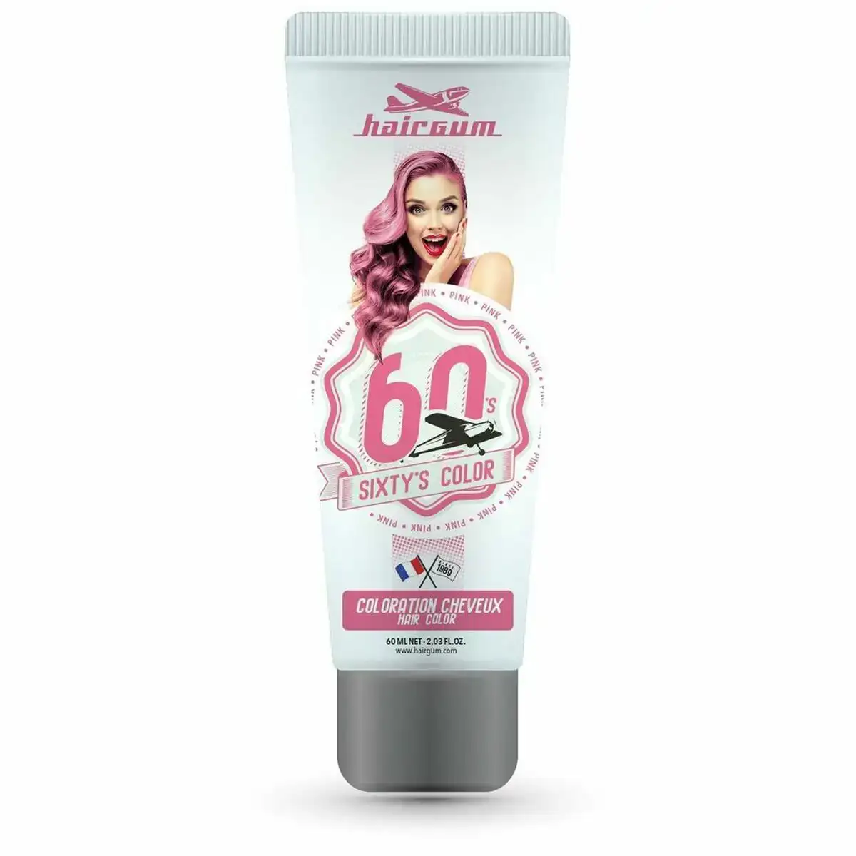 Coloration semi permanente hairgum sixty s color rose 60 ml _3313. DIAYTAR COTE D'IVOIRE - Où Chaque Produit a sa Place. Parcourez notre catalogue et choisissez des articles qui s'intègrent parfaitement à votre style et à votre espace.