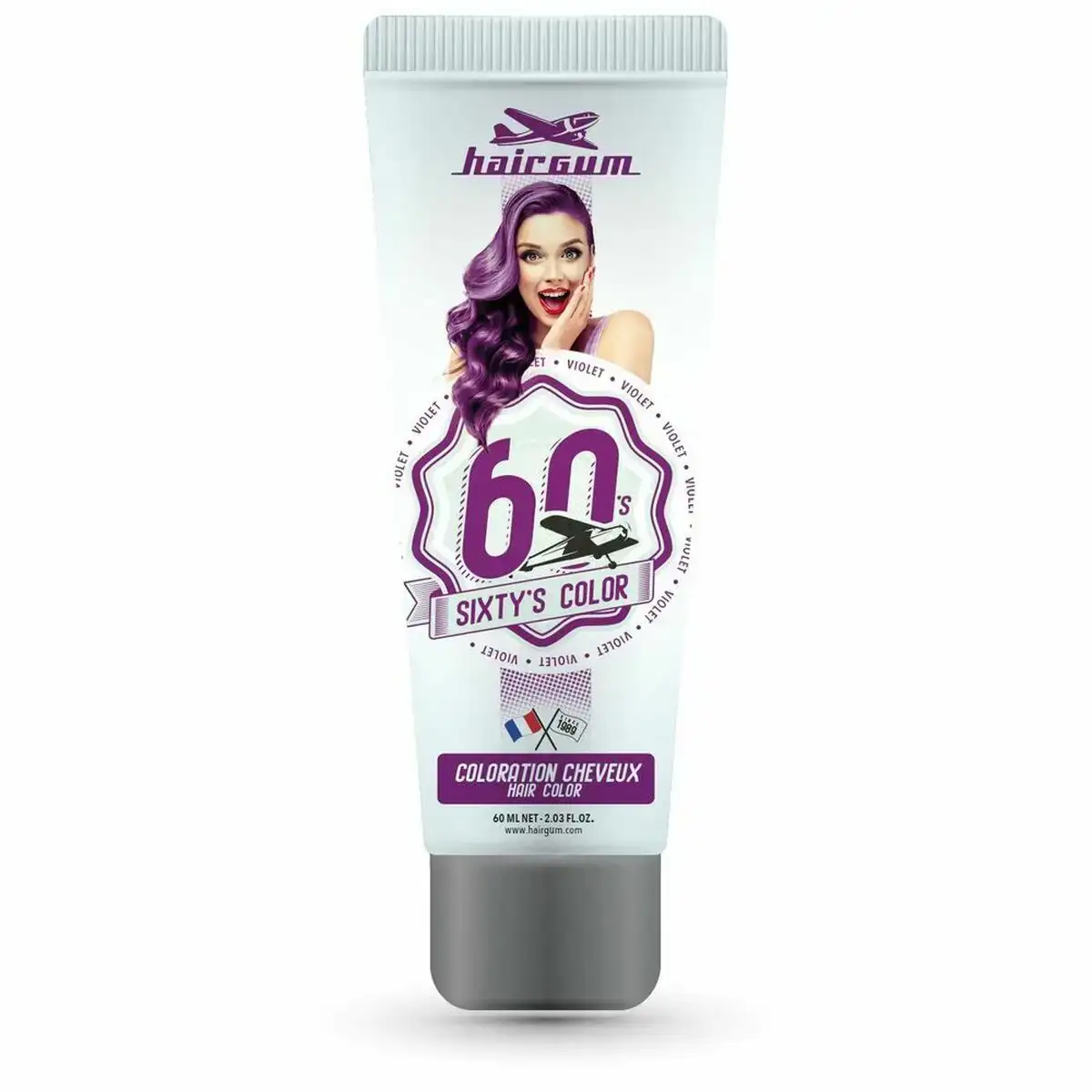Coloration semi permanente hairgum sixty s color violet 60 ml _3291. DIAYTAR COTE D'IVOIRE - Votre Univers Shopping Éclectique. Explorez nos offres variées et découvrez des articles qui embrassent la diversité et la polyvalence de vos besoins.