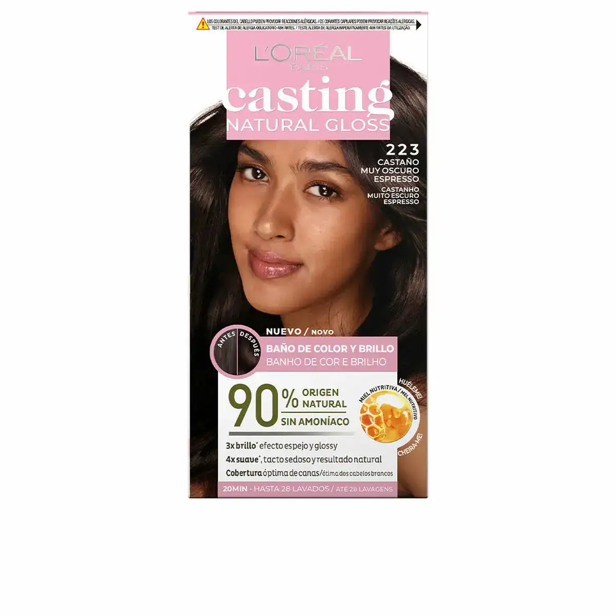 Coloration semi permanente l oreal make up casting natural gloss sans ammoniaque no 223 castano muy oscuro espresso 180 ml _8900. DIAYTAR COTE D'IVOIRE - Votre Source de Découvertes Shopping. Découvrez des trésors dans notre boutique en ligne, allant des articles artisanaux aux innovations modernes.